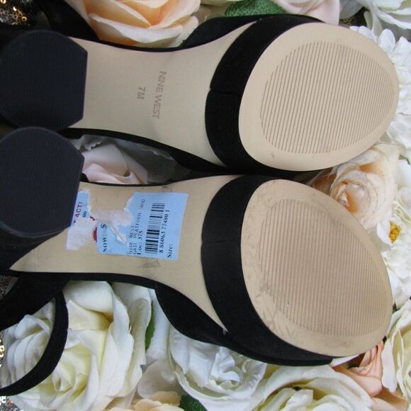 NIB Nine West suede platform heels 7 - Picture 6 of 12